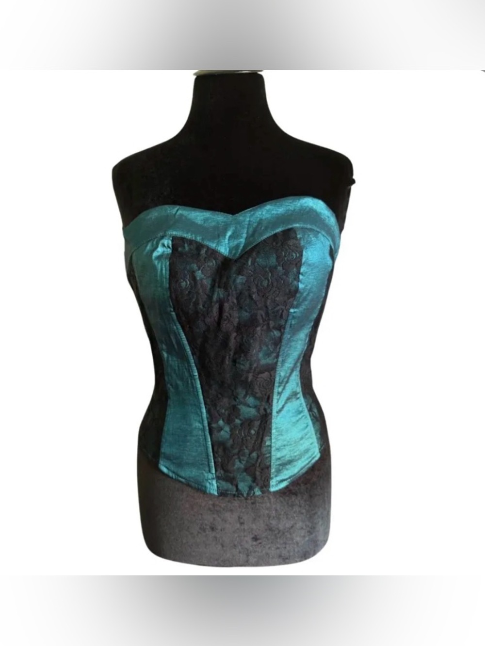 Y2K Iridescent Fairy Goth Lace Corset